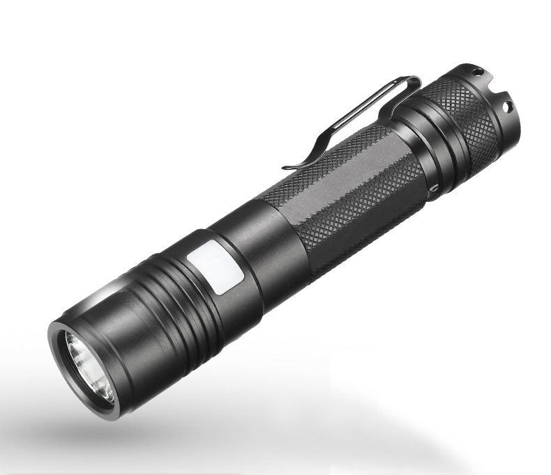 3W LED Strong Light Aluminum Alloy Outdoor Riding Long-distance Lighting Waterproof Mini Self-defense Flashlight